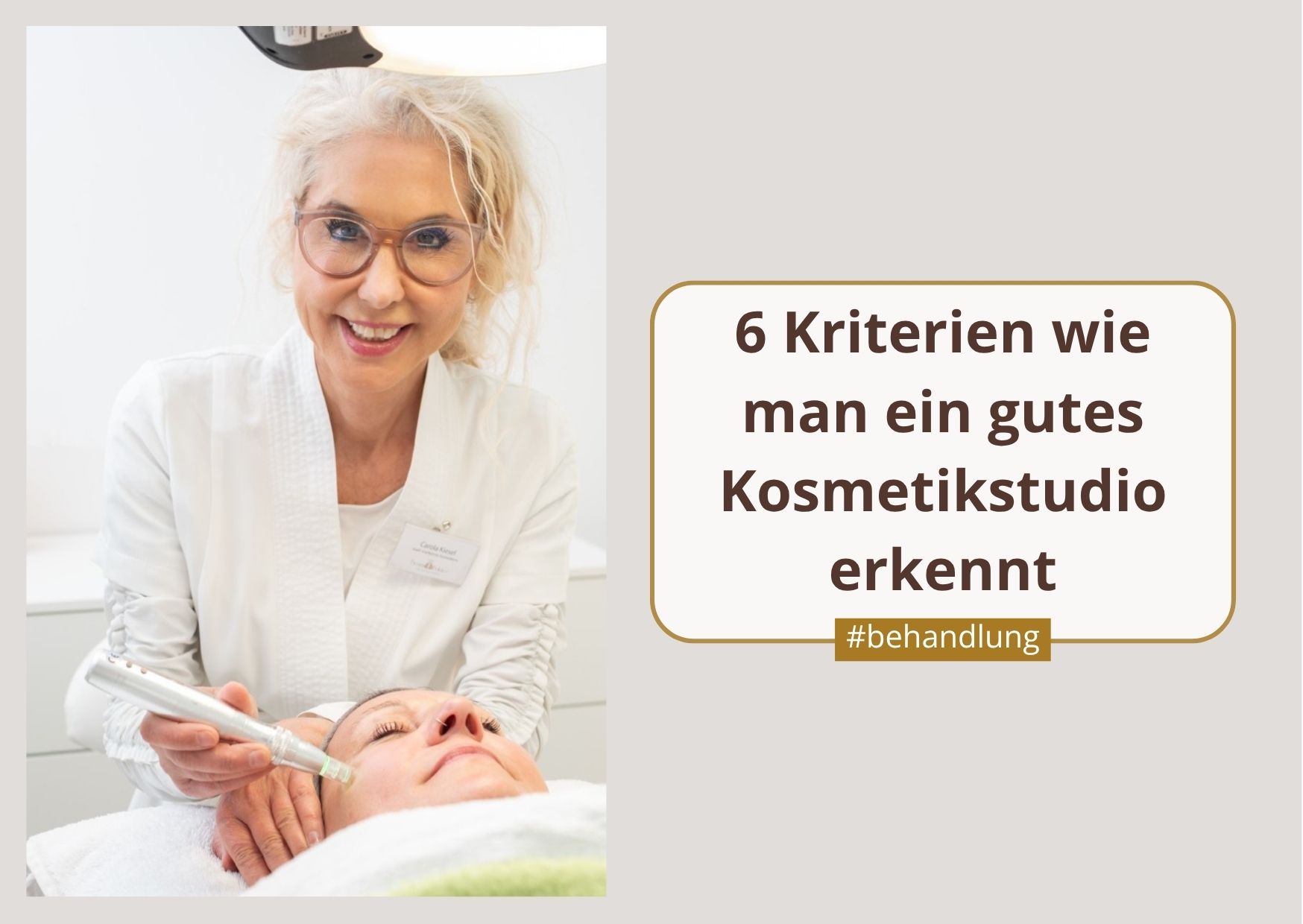 6 Kriterien wie man ein gutes Kosmetikstudio erkennt